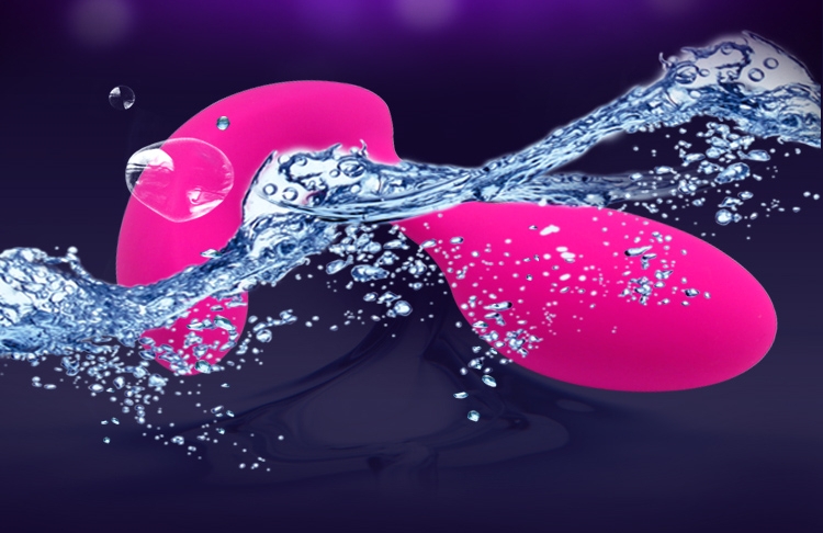 Magenta remote control egg vibrator for discreet wear
