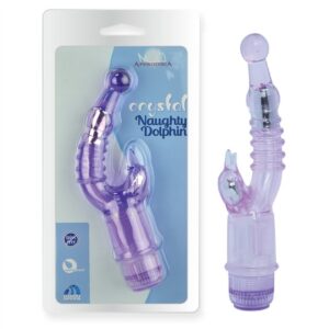 G-Spot Massager Purple waterproof vibrator, a battery-powered G-spot massager