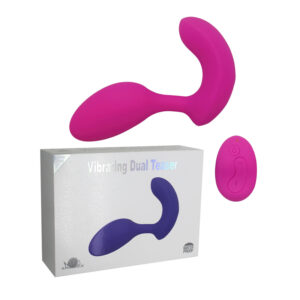 Wearable Vibrator Magenta wearable vibrator for discreet remote control play