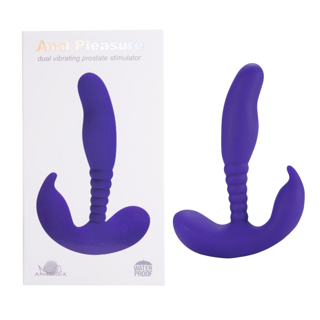 Prostate Massager Purple prostate massager with dual motor vibration