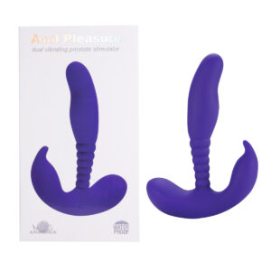 Prostate Massager Purple prostate massager with dual motor vibration